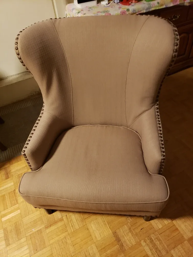 very light Wingback Armchair - Neutral Colour image indicator(3)