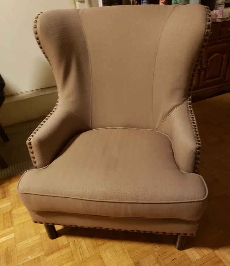 very light Wingback Armchair - Neutral Colour image indicator(4)