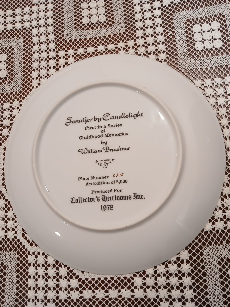 Jennifer by Candlelight Plate by William Bruckner - photo 2