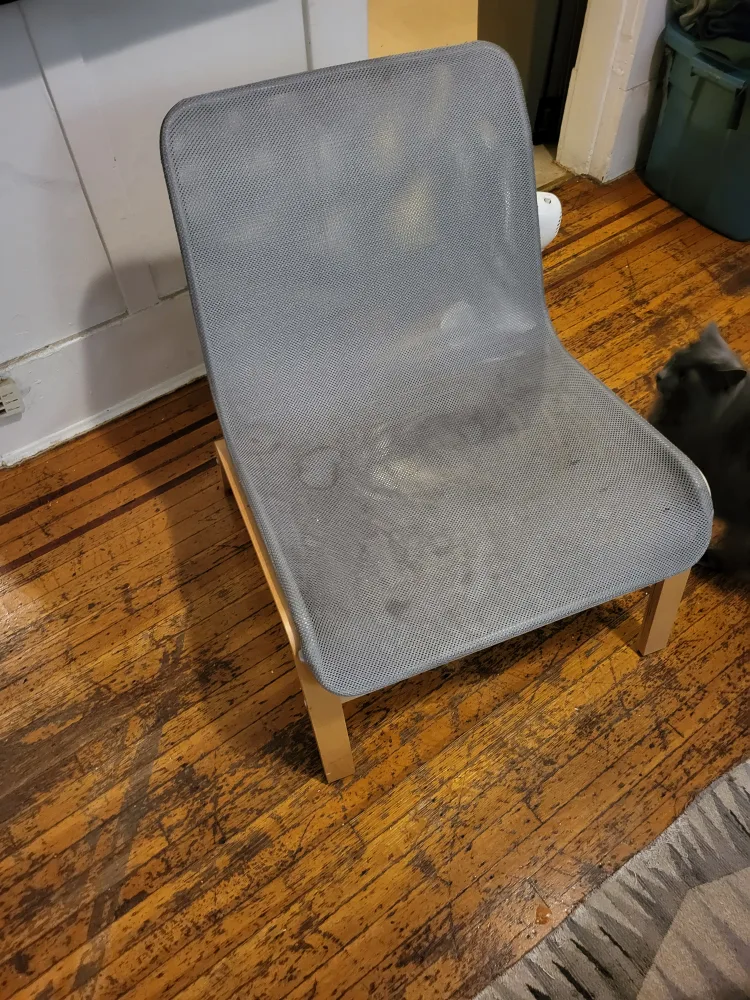 Grey Mesh Chair thumbnail