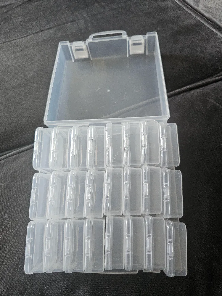 Diamond Painting Storage Containers, 24 Transparent Boxes 🧡 image indicator(3)