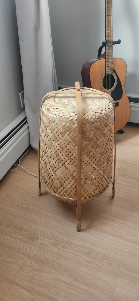 IKEA bamboo floor/pendant lamp