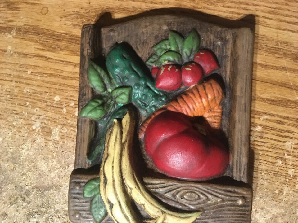 1972 Ceramichrome Inc. Vegetable Wall Hanging - photo 5
