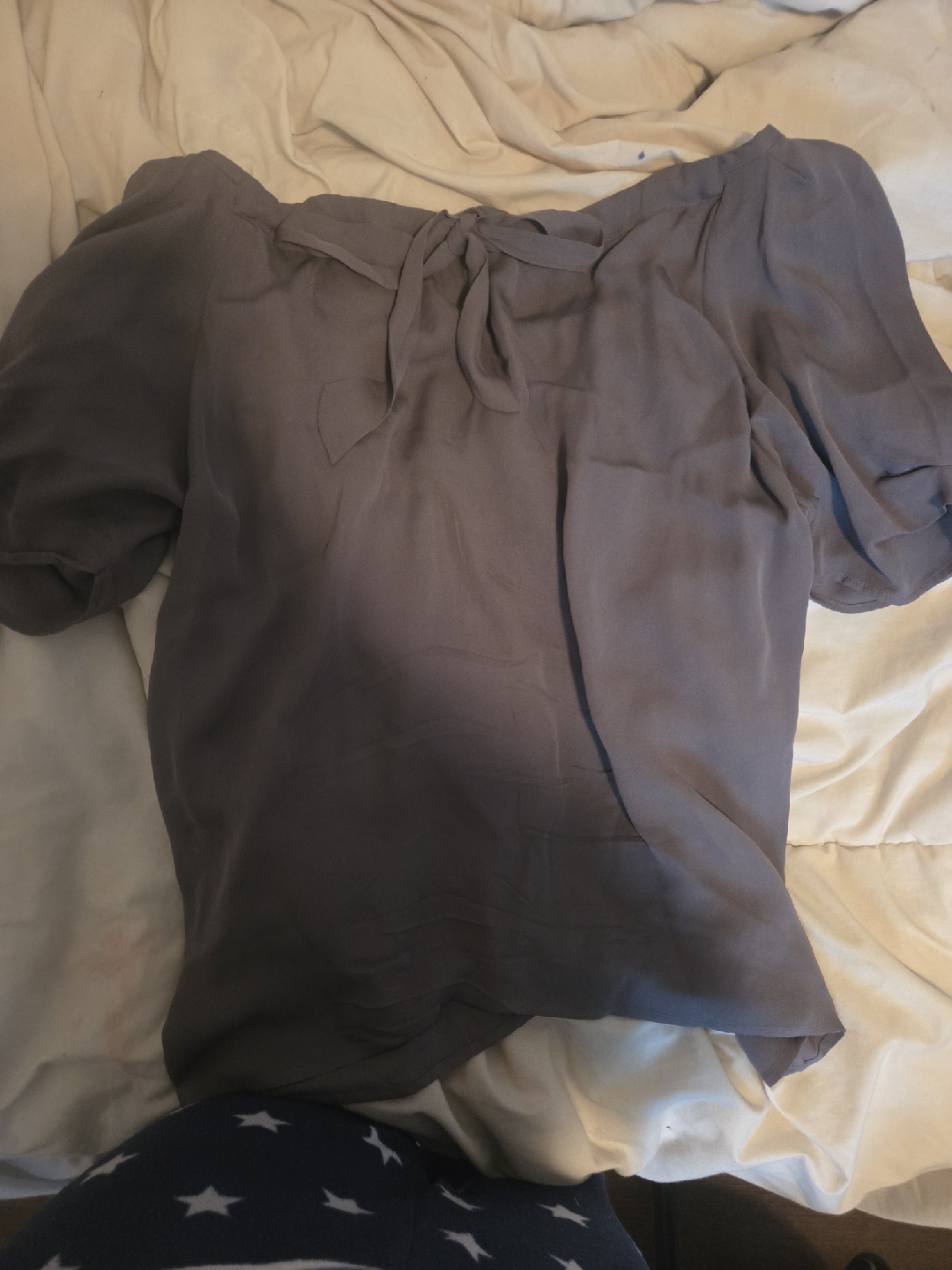 Loft Grey Blouse - Size M - photo 2