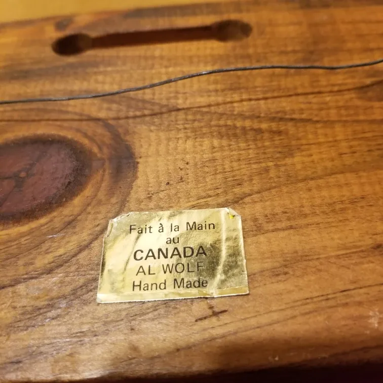 Inuit Sculpture hand carved on Wood image indicator(6)