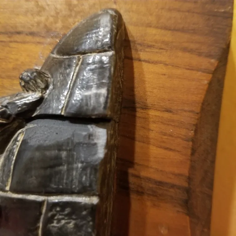 Inuit Sculpture hand carved on Wood image indicator(7)