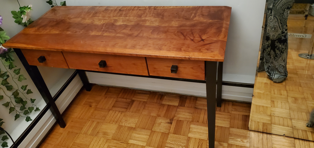 Solid Wood Desk with Drawers - photo 2