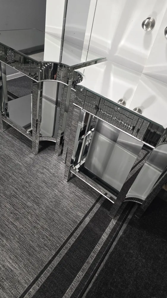 Mirrored Nightstand/Side Table thumbnail