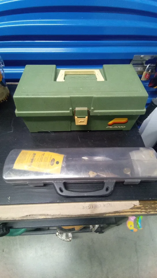 Fishing Lures, hooks, sinkers etc. & Tackle Boxes. thumbnail