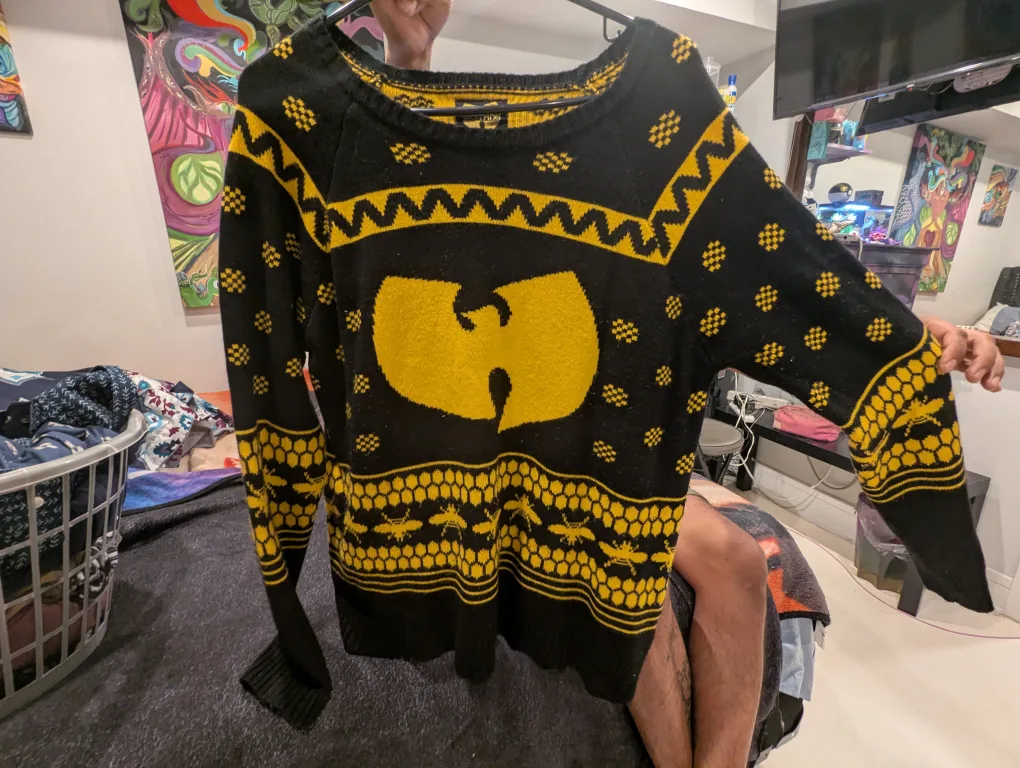 Wu-Tang Clan Black & Yellow Sweater thumbnail