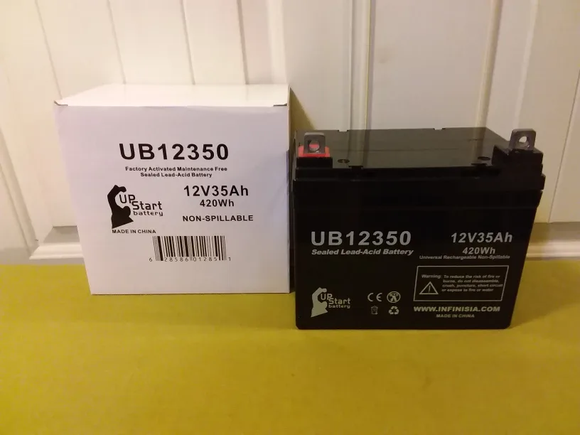 Upstart Fortress Scooter Batteries 🧑‍🦼- UB12350 🆕 🧡 thumbnail