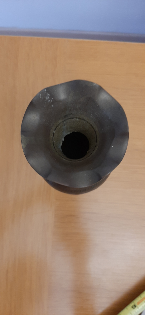 Brass vase with engravings. India - photo 4