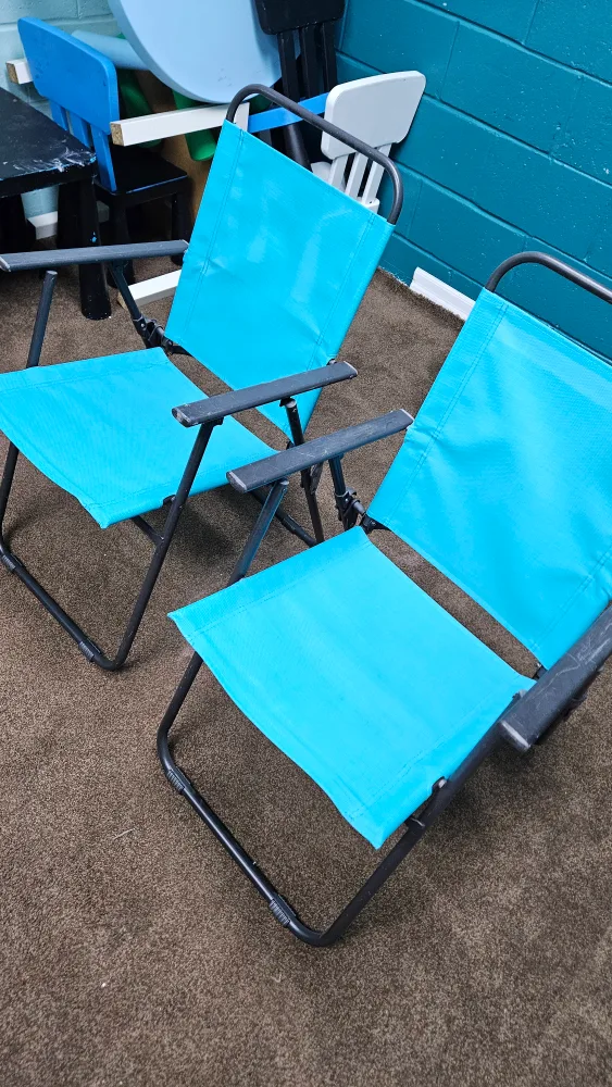 Folding Chairs - Blue x4 thumbnail