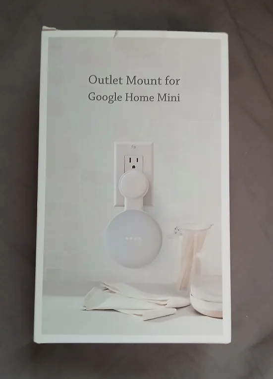 Outlet Mount for Google Home Mini - New in Box! thumbnail