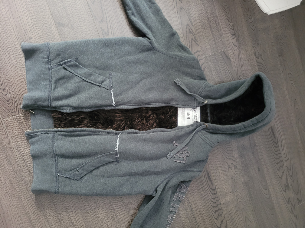 Aeropostale Grey Fur Lined Hoodie - photo 2