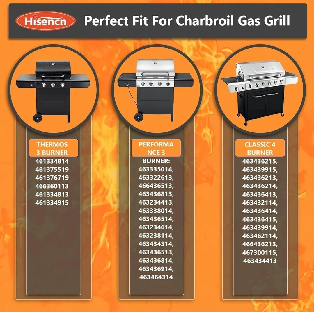 BBQ Grill Replacement Parts Kit – Fits Charbroil & Thermos image indicator(6)