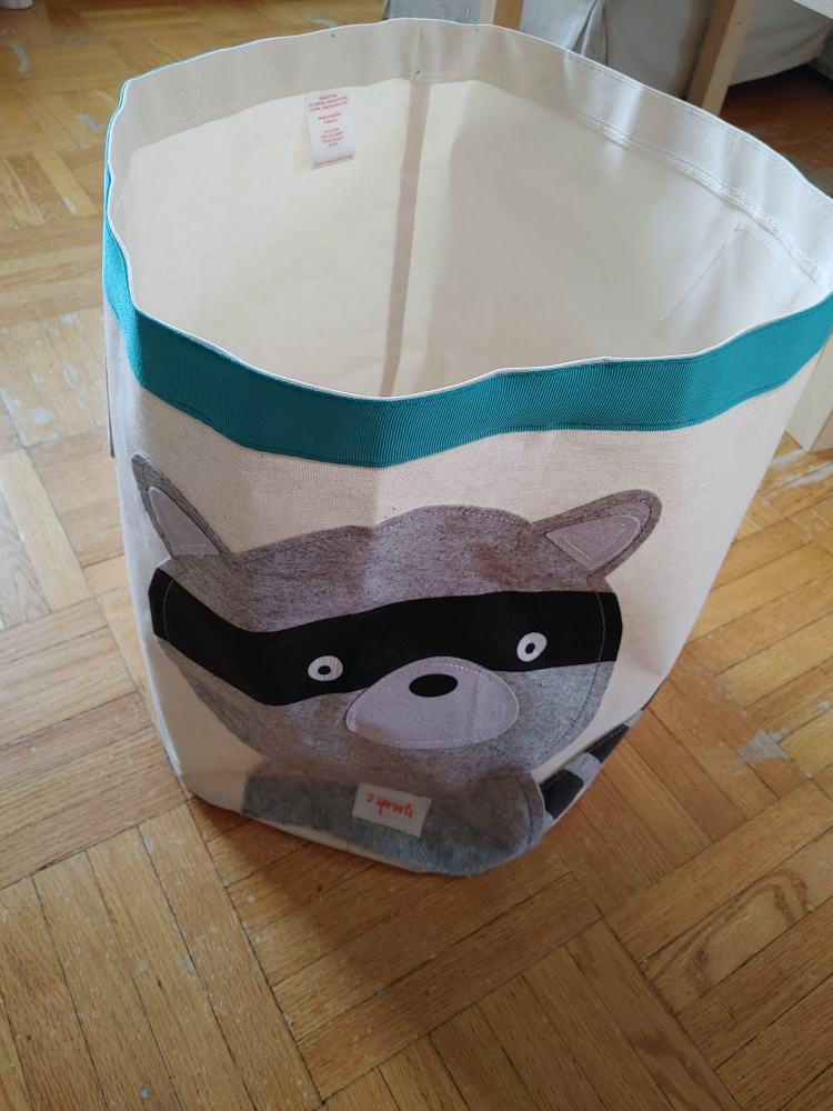 3 Sprouts Raccoon Storage Bin