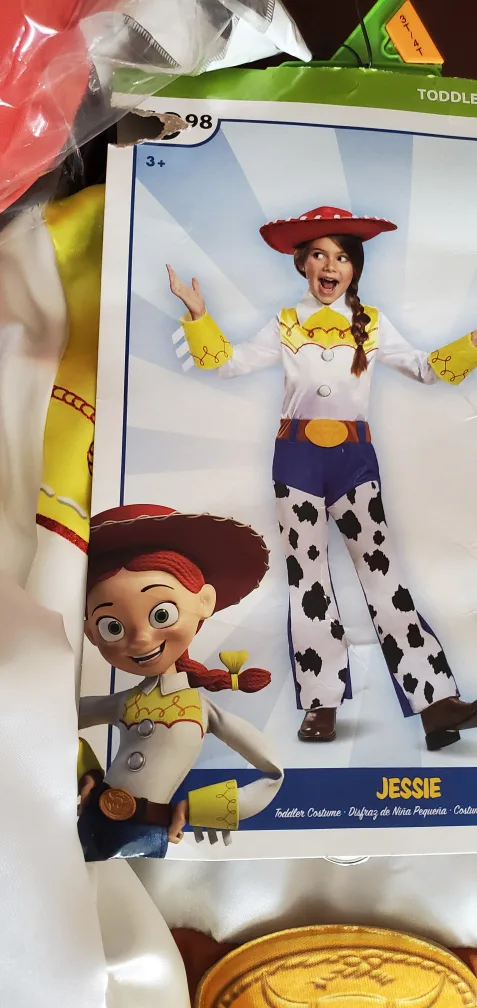 New Disney Toy Story Jessie Costume 3-4T image indicator(5)
