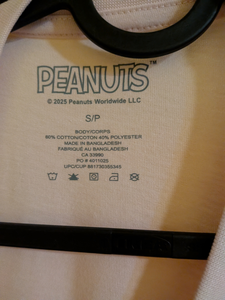 Peanuts Snoopy Graphic Tee - Size S - photo 3