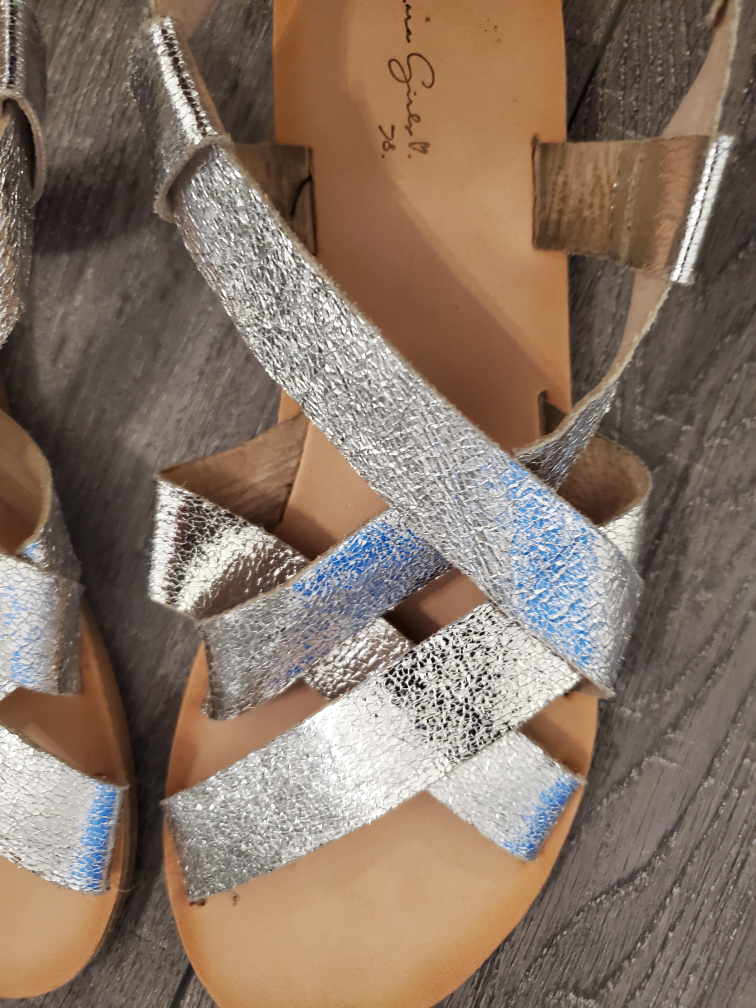 Tiana G Sandals, Size 26 (9.5) Silver from Zara - photo 2