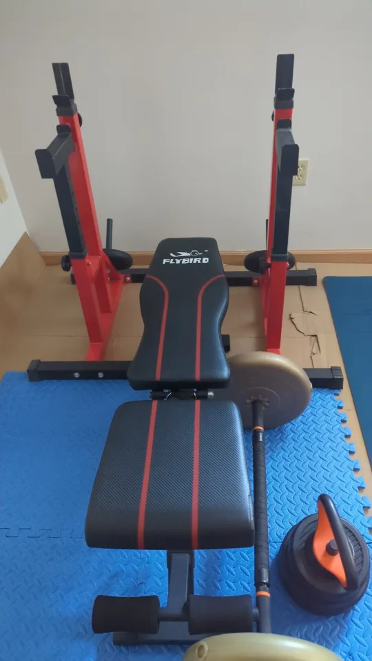 Portable squat rack and bench image indicator(3)