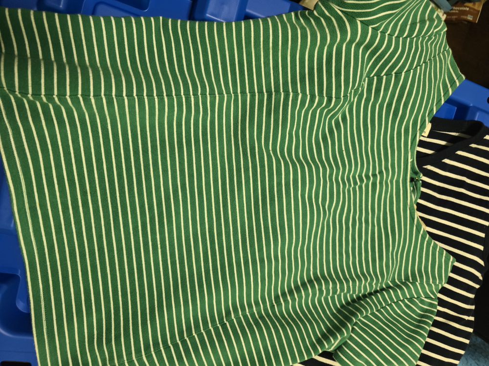 Striped T-Shirts - Green & Navy - photo 3