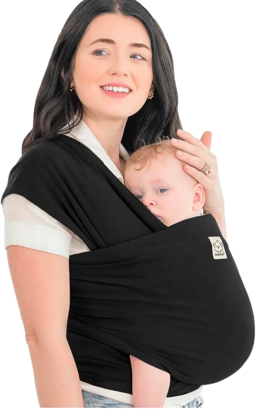 KaoRobbies Black Baby Wrap Carrier thumbnail