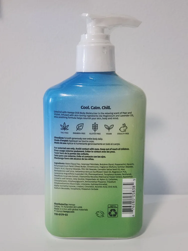 Hempz Chill Body Moisturizer 8.5 fl oz image indicator(2)