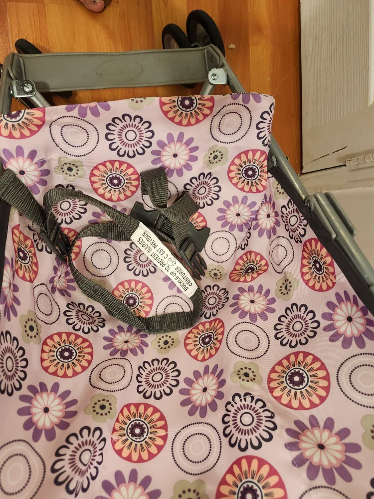 Floral Patterned Baby Stroller image indicator(4)