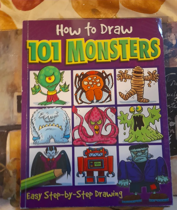 How to Draw 101 Monsters Book thumbnail