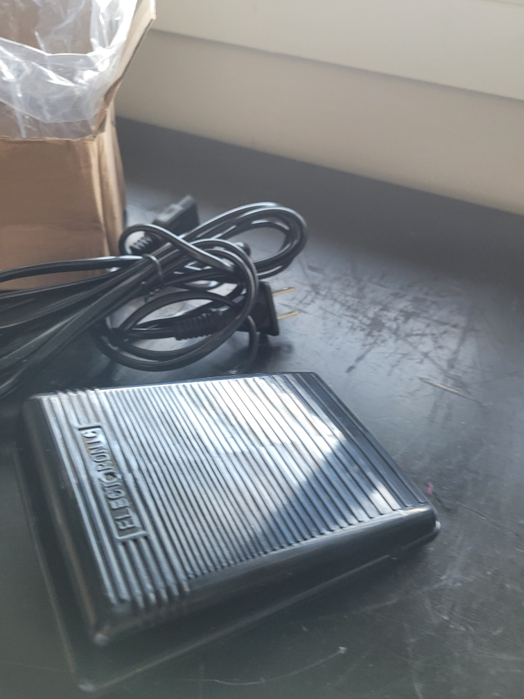 Electronic Foot Control Pedal with Cord