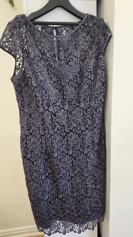 Adrianna Papell Lace Dress - Size 12 thumbnail