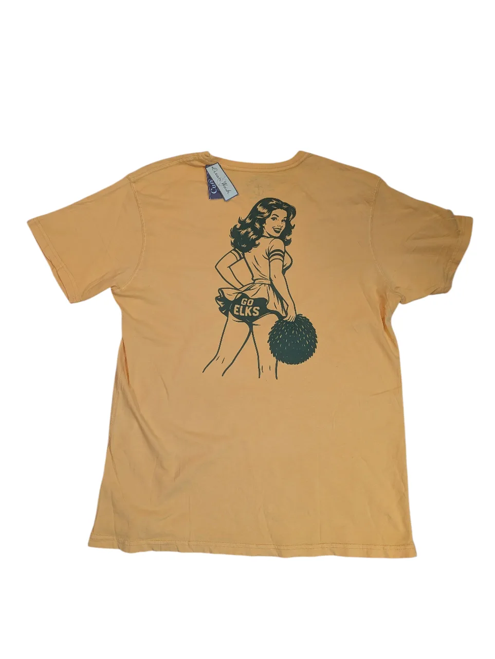 NEW Edmonton Elks soft vintage wash mens large loose fit t-shirt