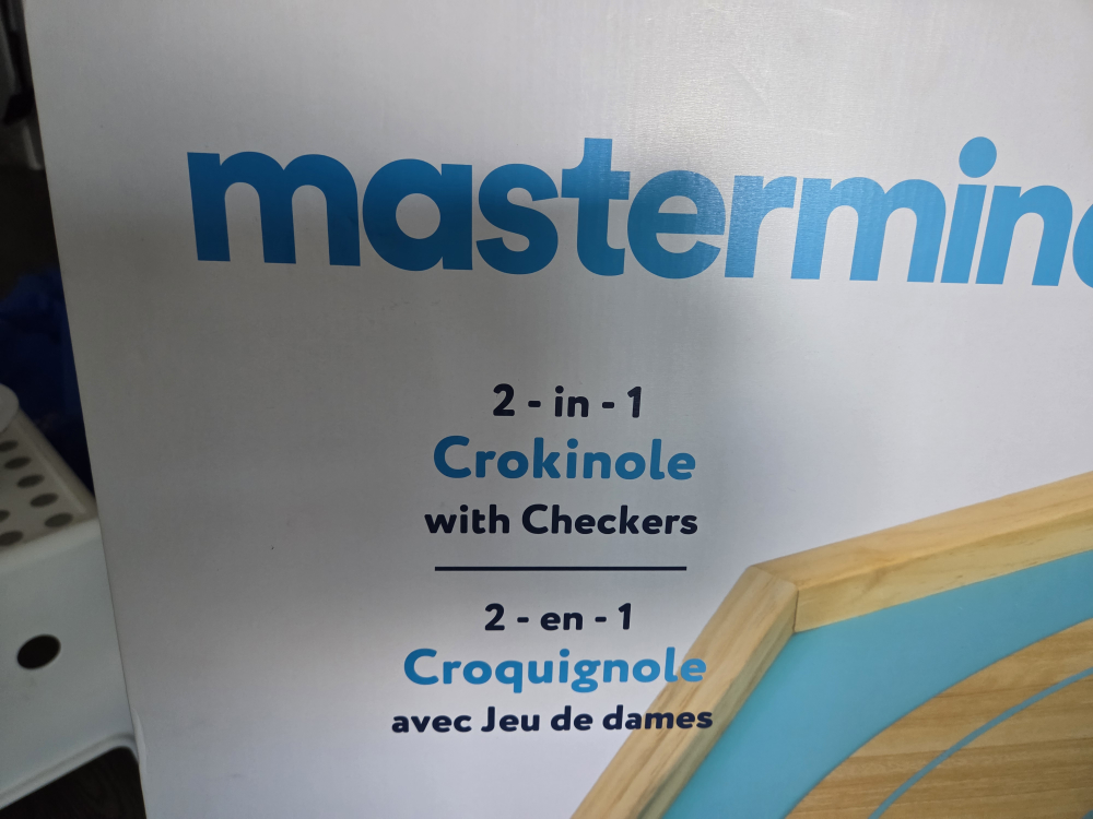 Mastermind Toys Crokinole and Checkers Game - photo 2