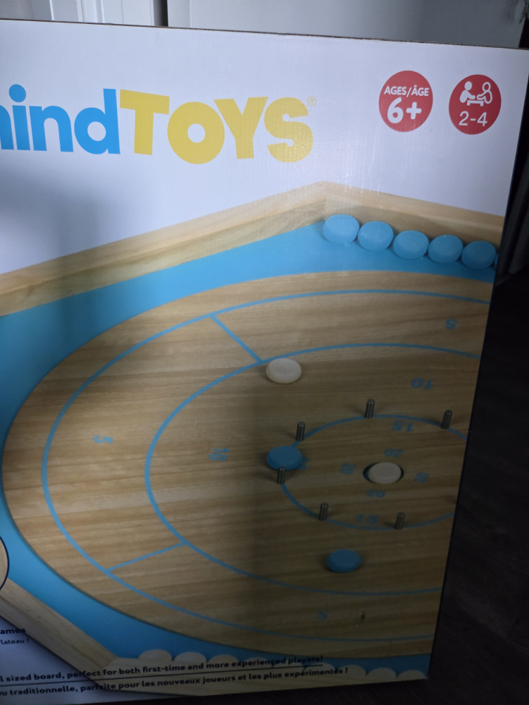 Mastermind Toys Crokinole and Checkers Game - photo 3