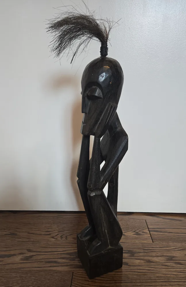 Handcrafted Wooden African Statue image indicator(3)