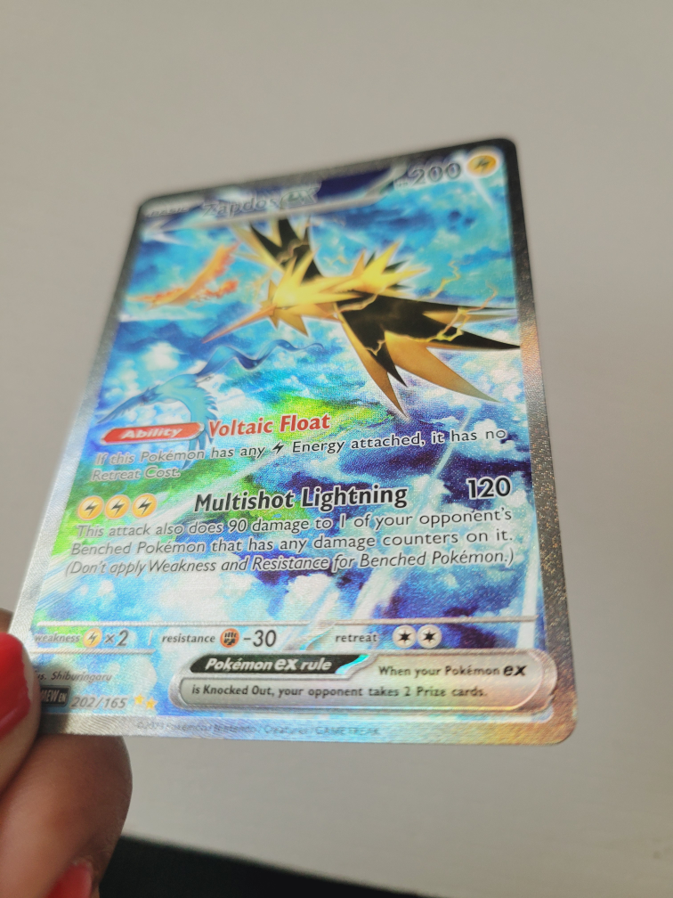 Zapdos EX Pokemon Card - 202/165 - photo 2