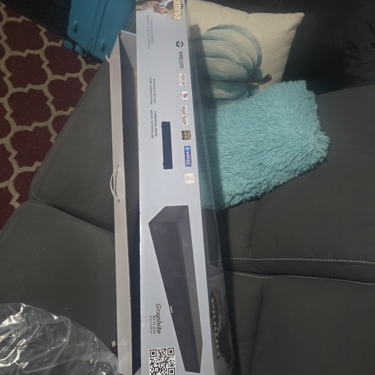 Omnia Graphite All-in-One Soundbar - New in Box!