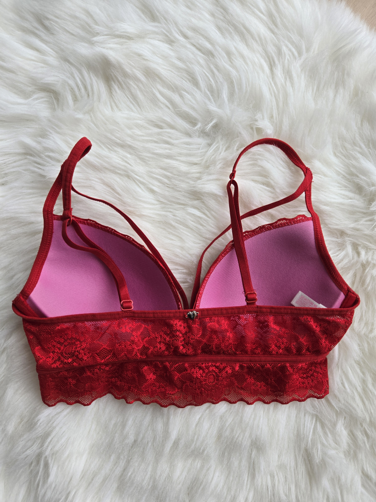 PINK Victoria's Secret Bra - XS, Red - photo 2