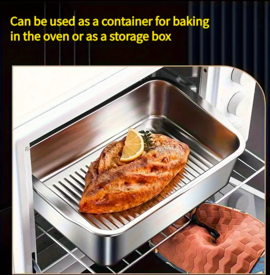 brand new 5 liter Stainless Steel  airtight Food Container image indicator(2)