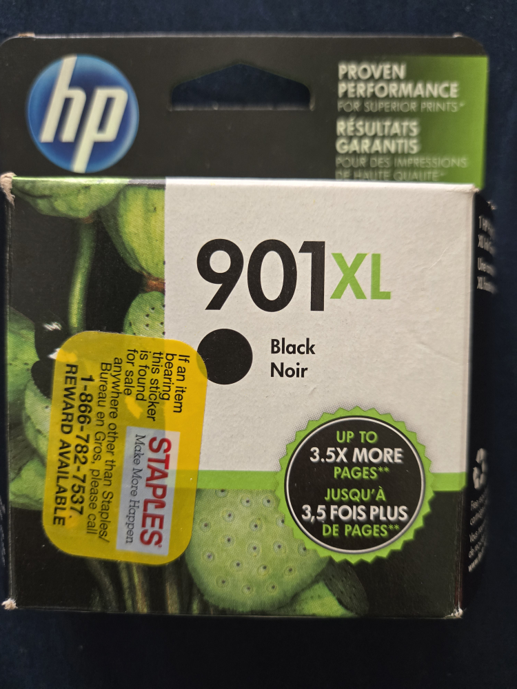 HP 901XL Black Ink Cartridge - New