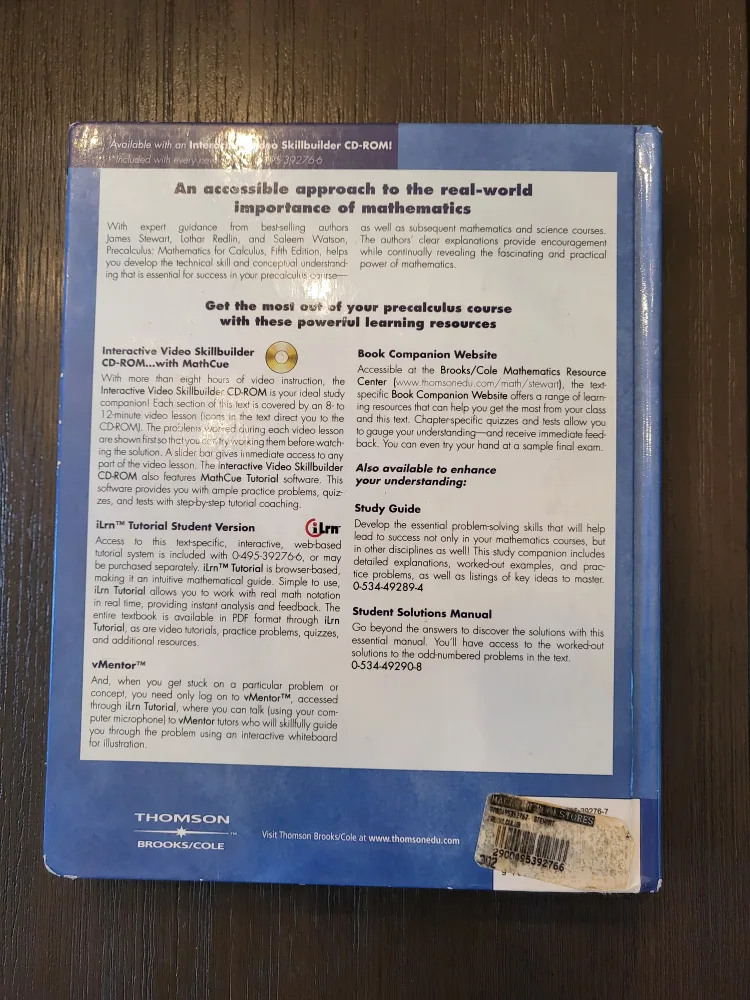 Precalculus, Fifth Edition by Stewart, Redlin, Watson image indicator(2)