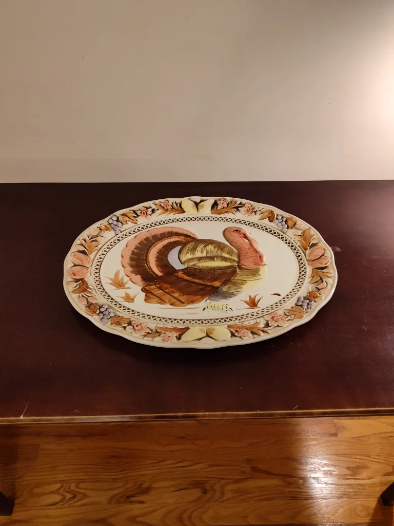 Vintage Turkey Platter thumbnail
