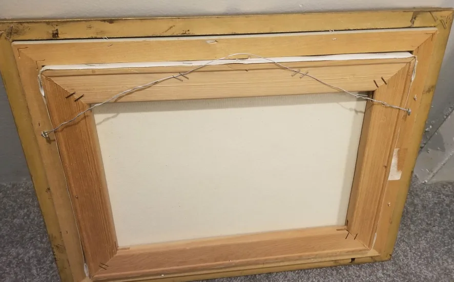 Floral Painting in Gold Frame image indicator(2)