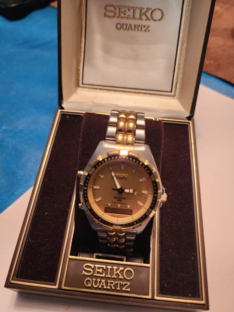 Seiko Sports 150 Alarm Chronograph Watch