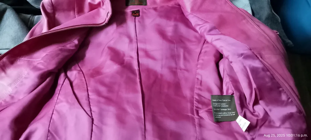 Vintage Danier Leather Jacket - Size P (Small) image indicator(5)