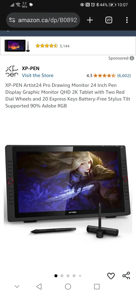 XP-Pen Artist24 Pro Graphic Monitor 24" image indicator(2)