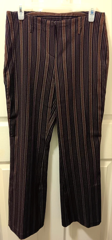 👖Suzy Shier Striped Dress Pants/Slacks/Trousers - Size 7/8👖 thumbnail