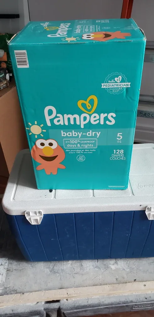 Pampers Baby-Dry Size 5 - 128 Diapers image indicator(2)