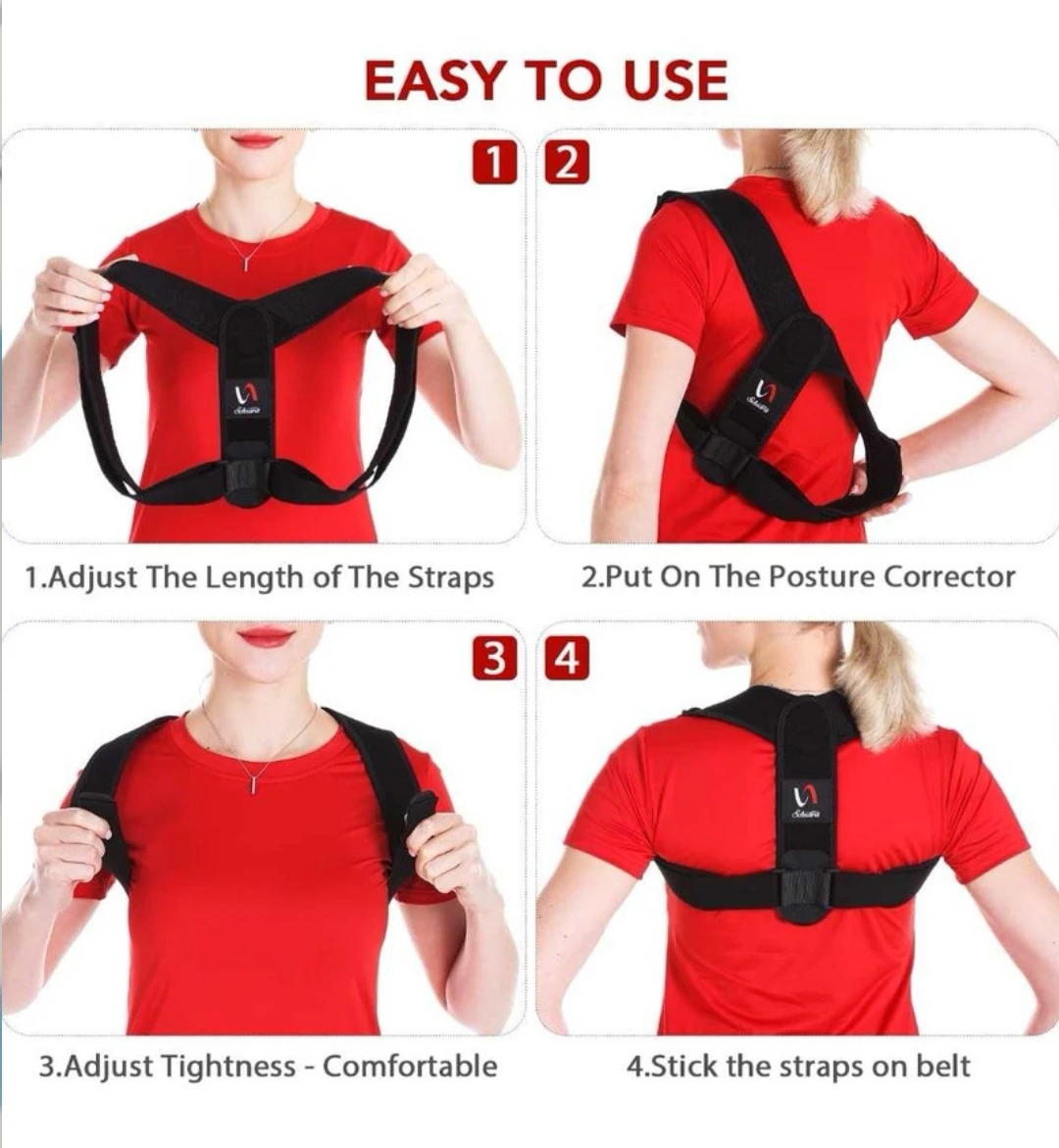 Posture Corrector - Universal Size 30-43" - photo 4